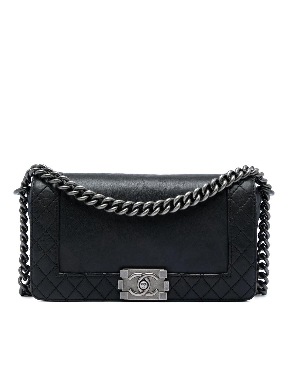 Chanel Reverso Boy Flap Bag Calfskin #376881C27B